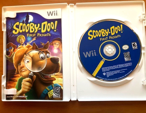 Scooby-Doo First Frights Nintendo Wii – includes instruction manual, disk, case