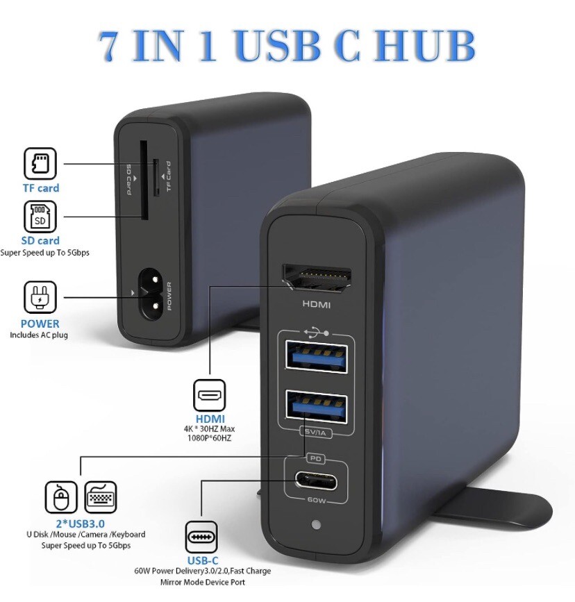 Dock Station for Nintendo Switch,Portable Docking Station for Tv