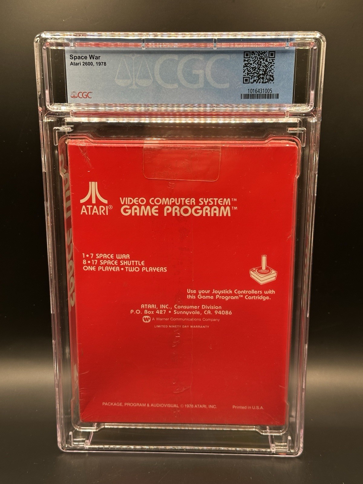Atari 2600 – Space War 9.2 A+ – Rare High Grade – Sealed – New – CGC