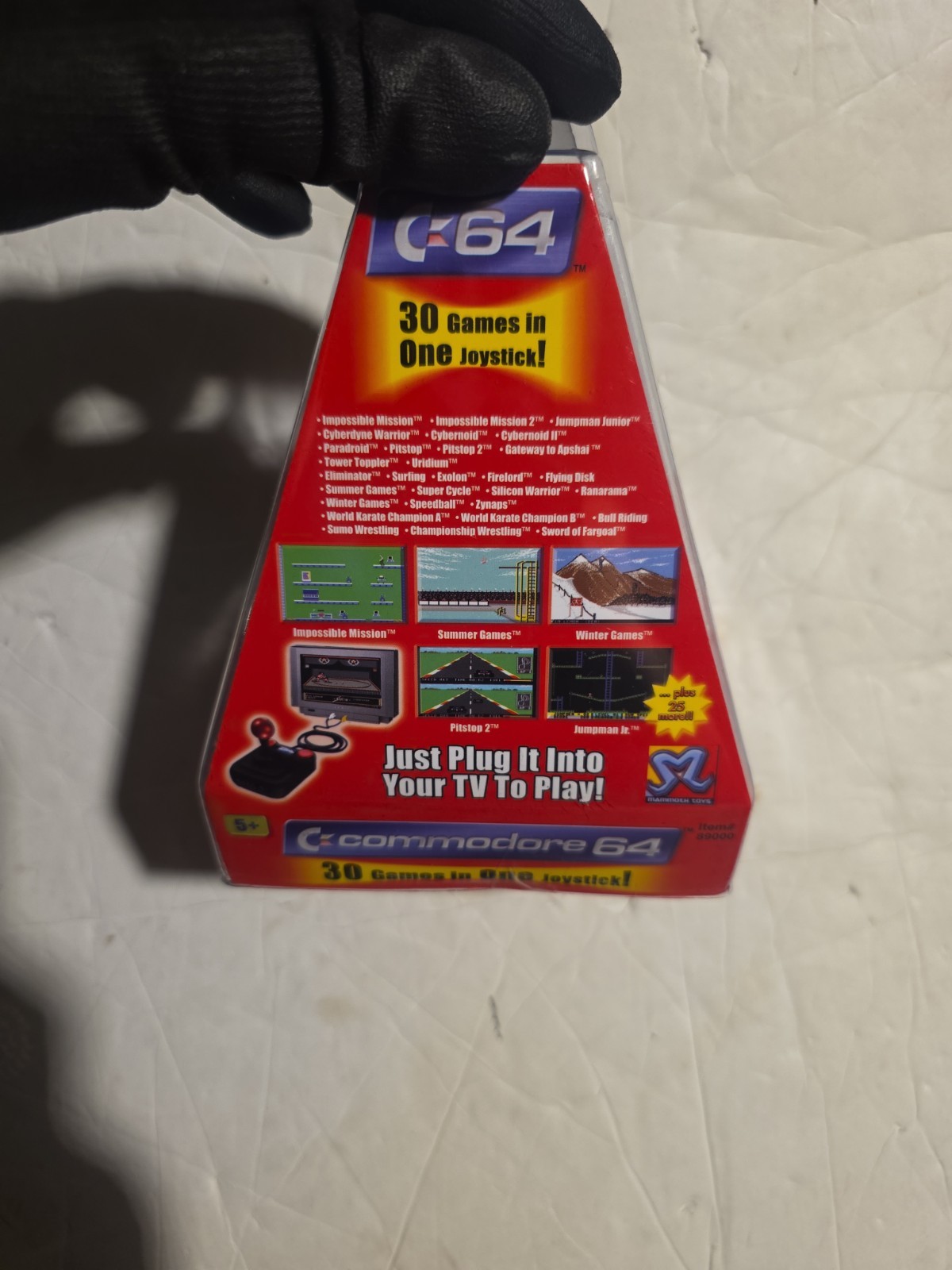Commodore 64 30 Games in One Joystick 2004 NEW Impossible Mission Paradroid