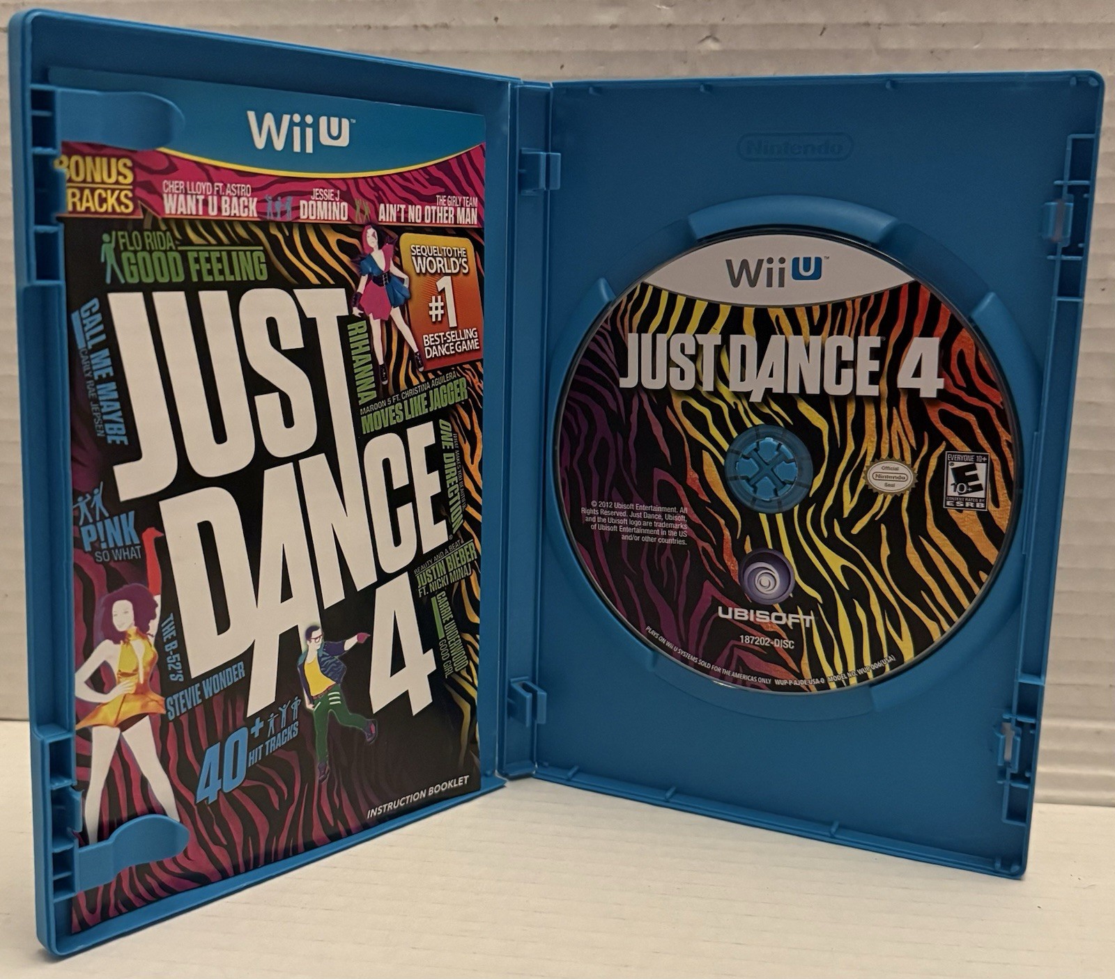 Just Dance 4 (Nintendo Wii U, 2012) Complete, CIB – Tested