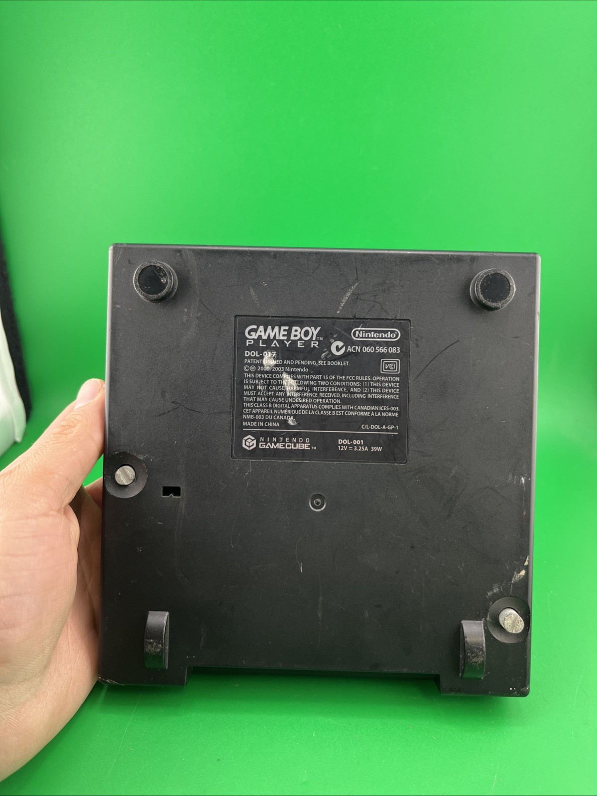 Nintendo GameCube Game Boy Player-DOL017 Tested & Working (NO STARTUP DISC)(T16