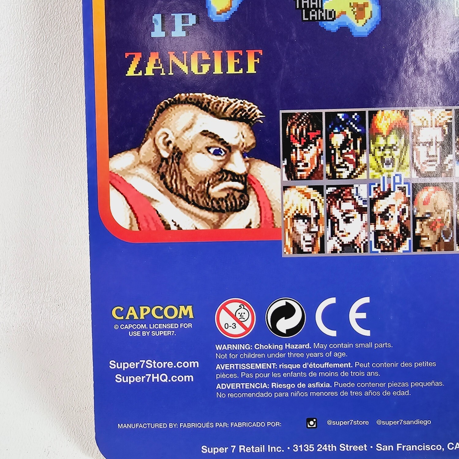 2018 Super7 Zangief Street Fighter II 1:18 Scale Reaction Capcom Action Figure