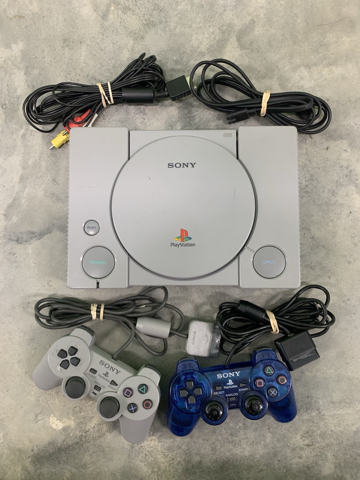 Sony PlayStation 1 PS1 Original Console System SCPH-9001 Tested