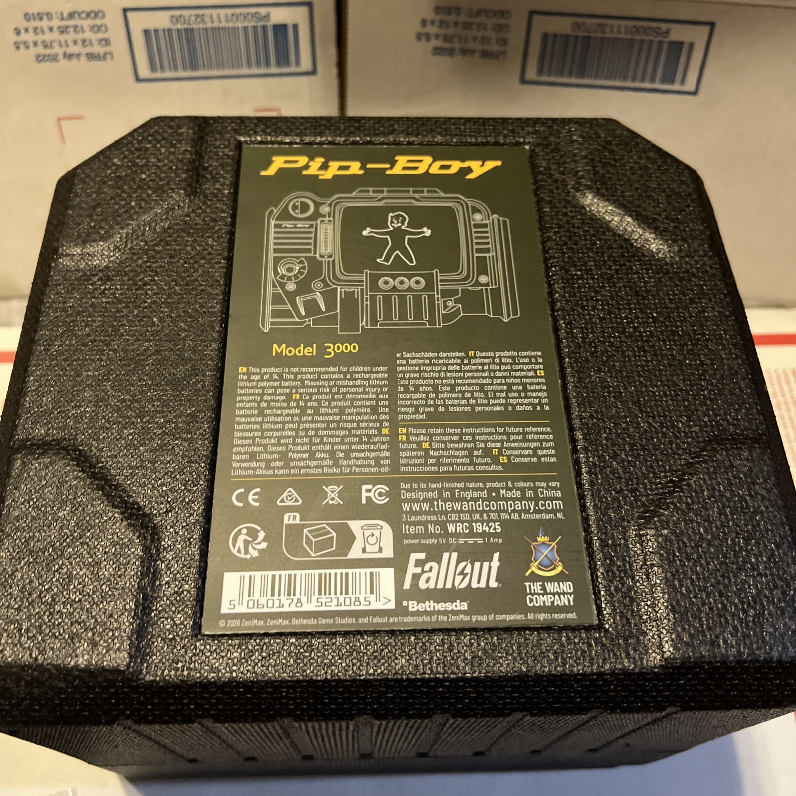 Fallout 3 New Vegas Pip Boy 3000 Die-Cast Replica Modes Figure Wand Company 2026