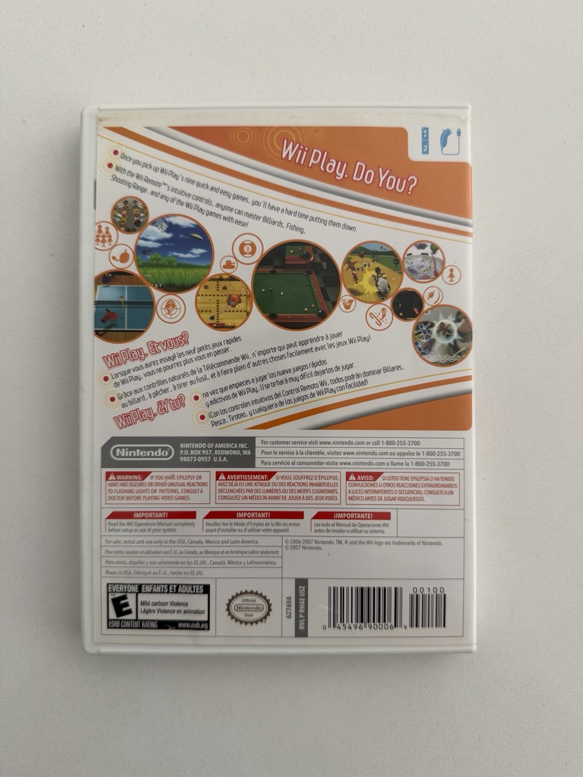 Wii Play with Remote (Wii, 2007)
