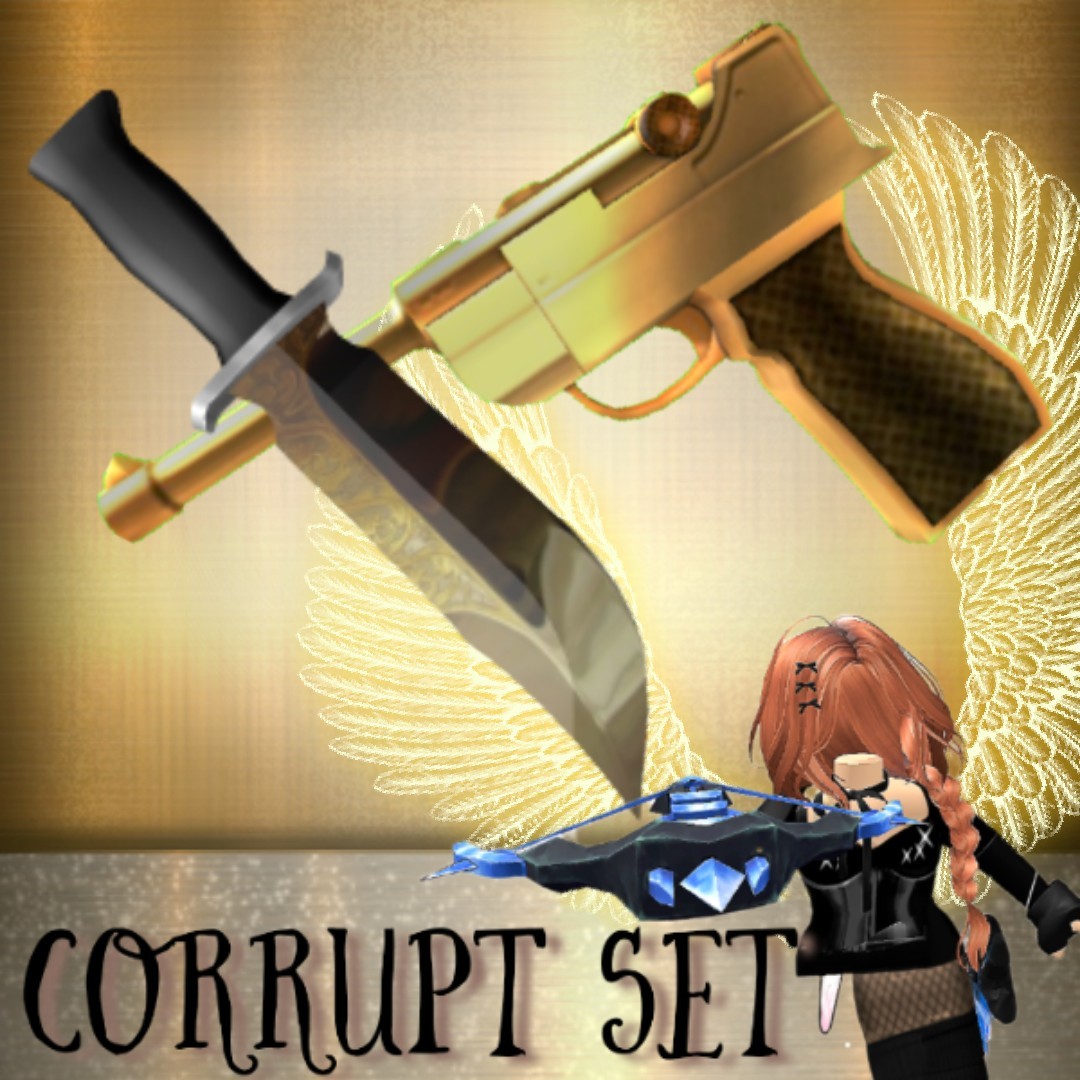 ROBLOX Corrupt Set Godly MM2 Murder Mystery 2 In-Game Item!