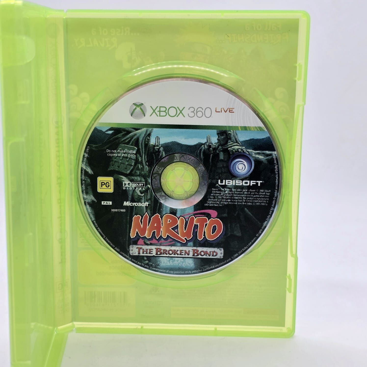 Naruto The Broken Bond Xbox 360 Game Complete CIB Authentic