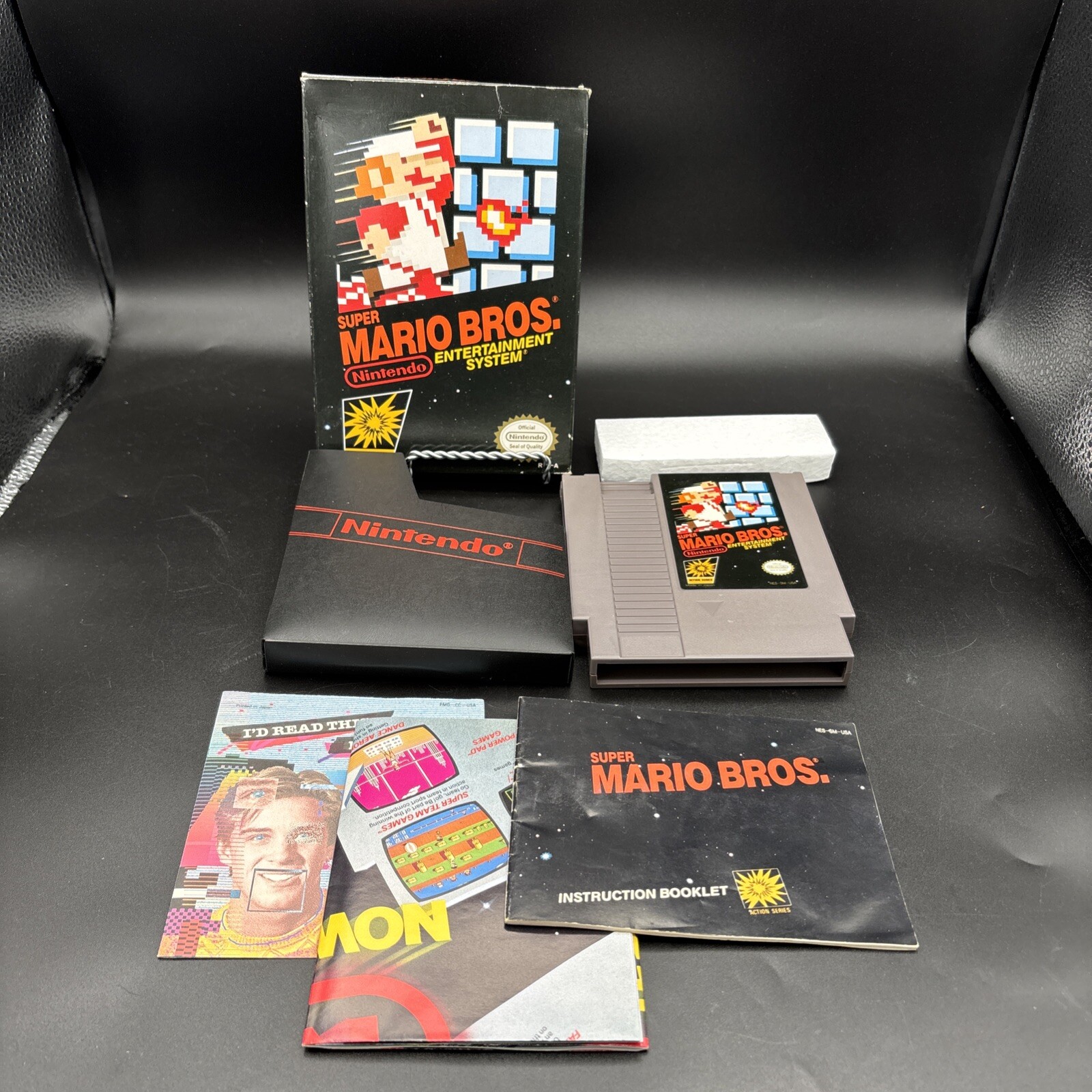 Super Mario Bros Nintendo NES CIB Complete In Box Oval NES P SM REV-A READ!