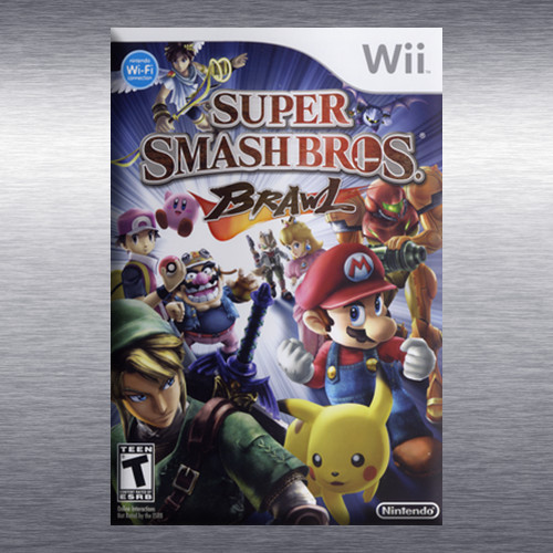 Super Smash Bros. Brawl Video Game Box Art *Wii* High Quality Magnet