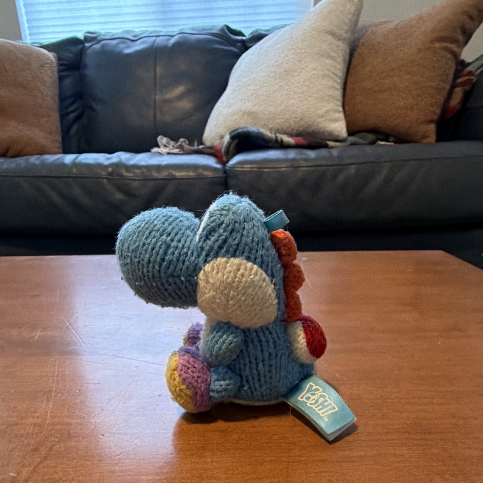 Nintendo amiibo Yoshi’s Woolly World Light Blue Yarn Yoshi Plush Doll