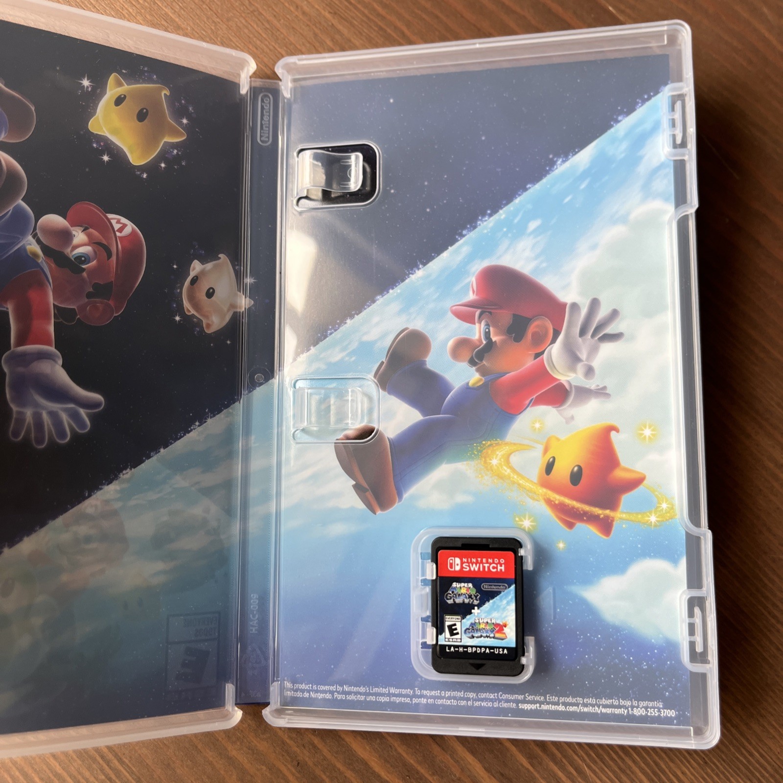 Super Mario Galaxy + Super Mario Galaxy 2 Nintendo Switch Complete in Box