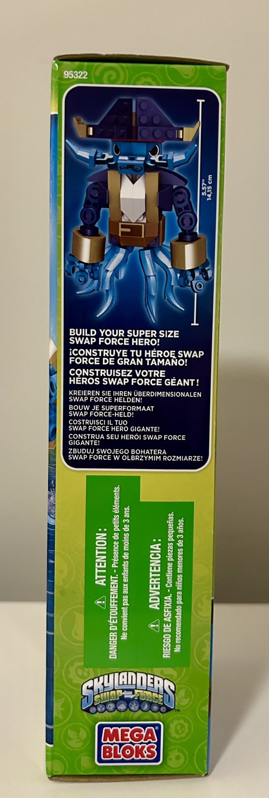 Skylanders – Swap Force – MEGA BLOKS – Wash Buckler 🐙 Rare – BNIFSP