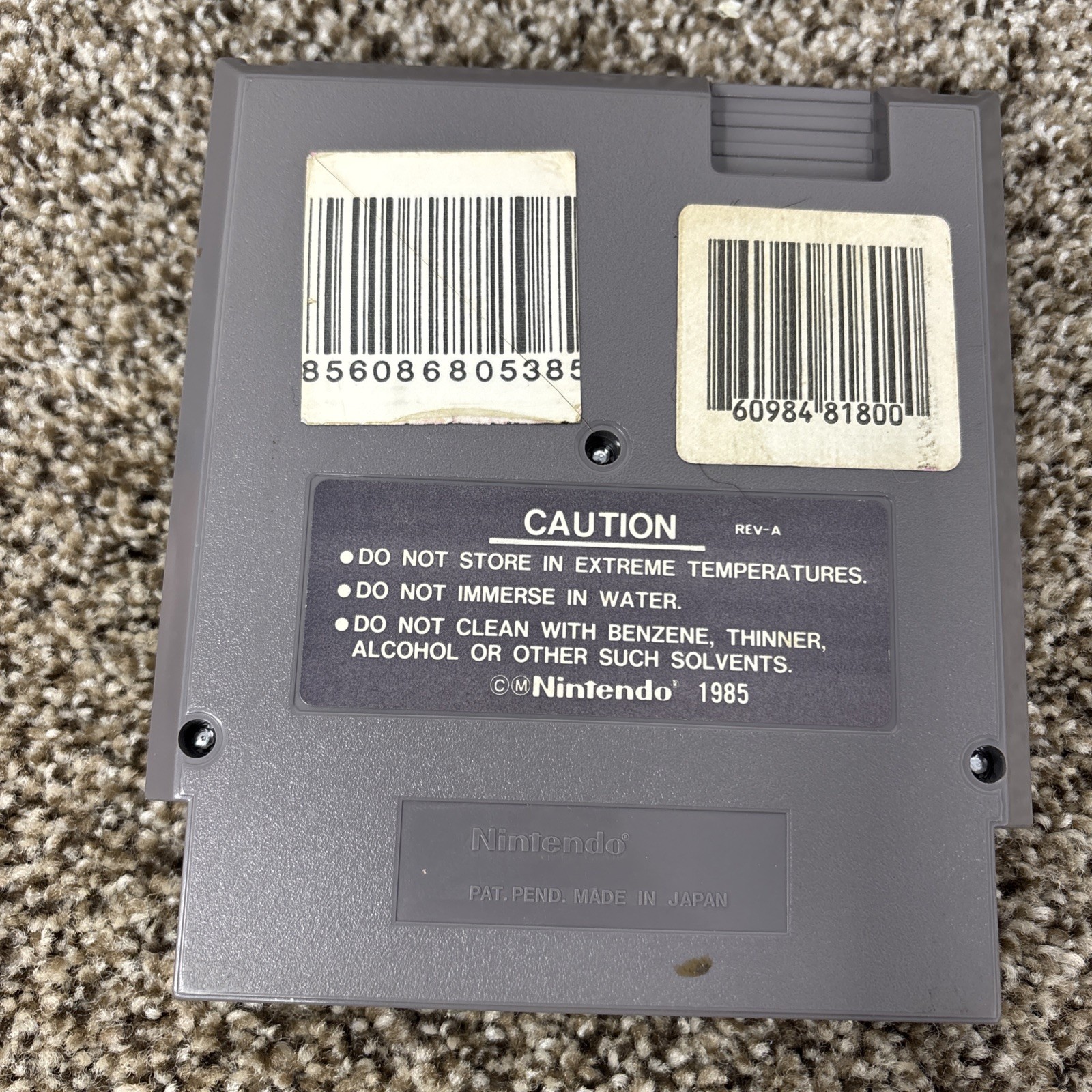 ROUGH!!!!!!! COMPLETE Ghostbusters II Nintendo Classic NES Game w/ Box & Manual