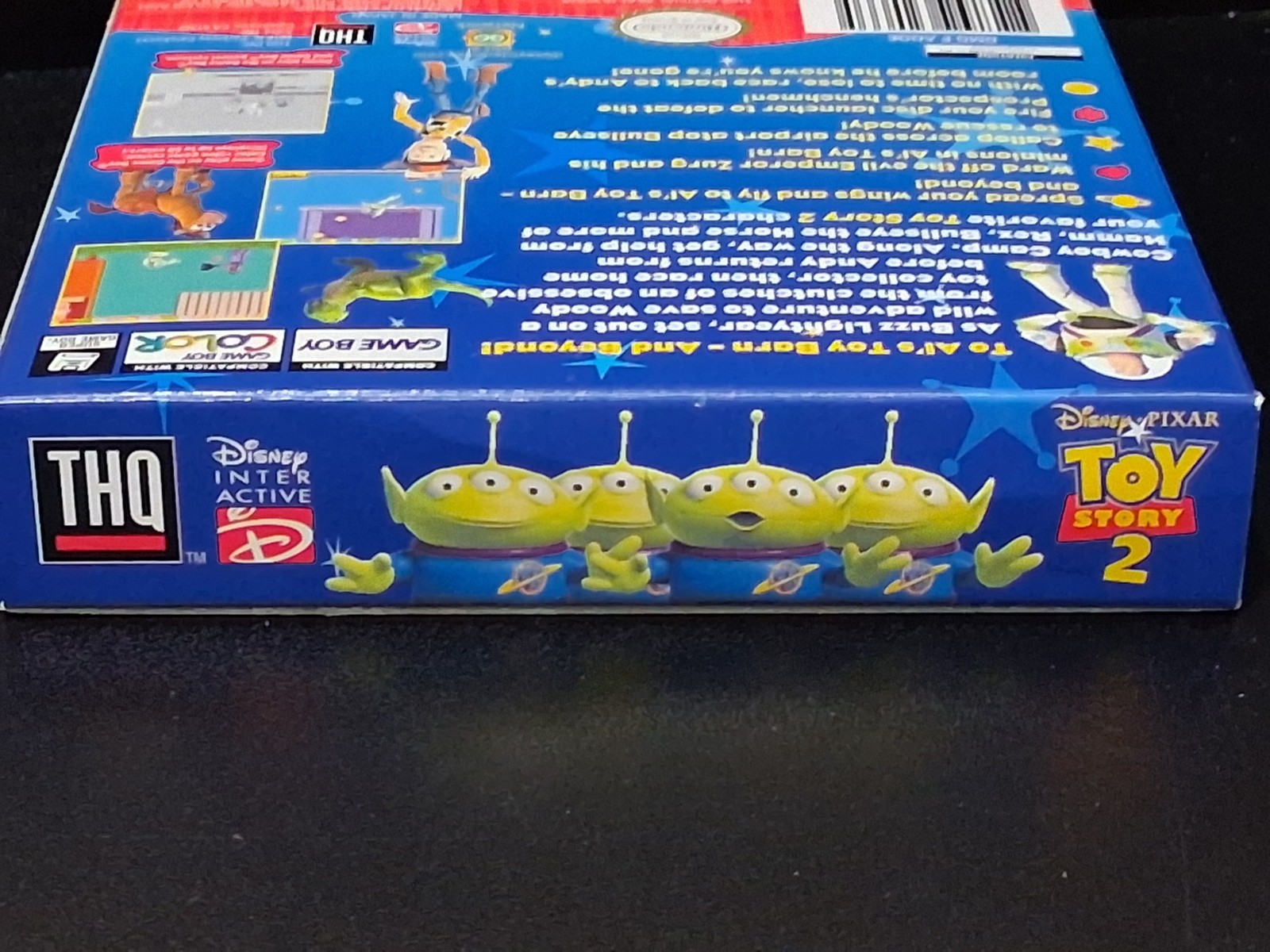 Mint Toy Story 2 – GameBoy Color – CIB w/ Poster – Complete In Box Manual Game