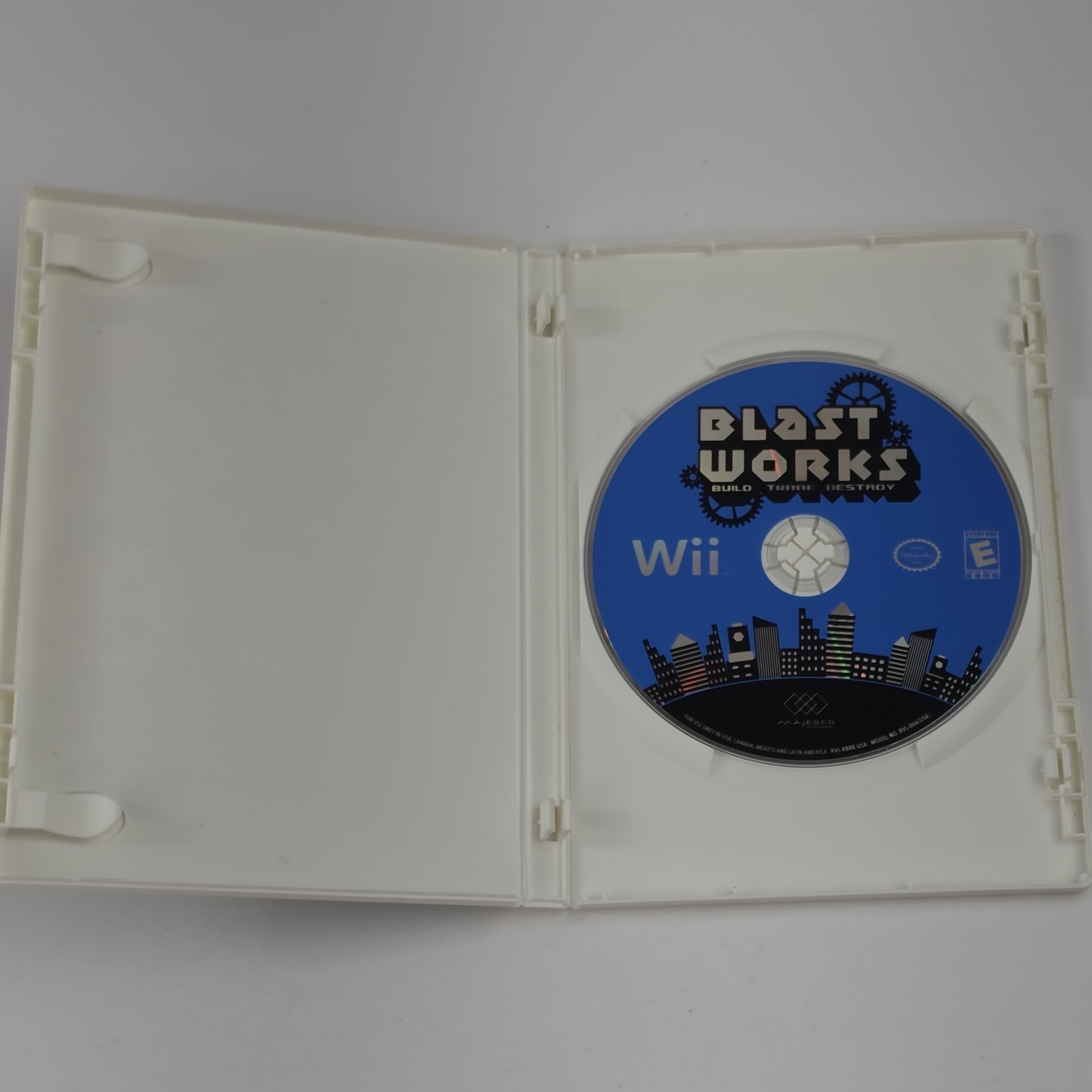 Blast Works (Nintendo Wii, 2008) Build Trade Destroy Game Tested VG Majesco