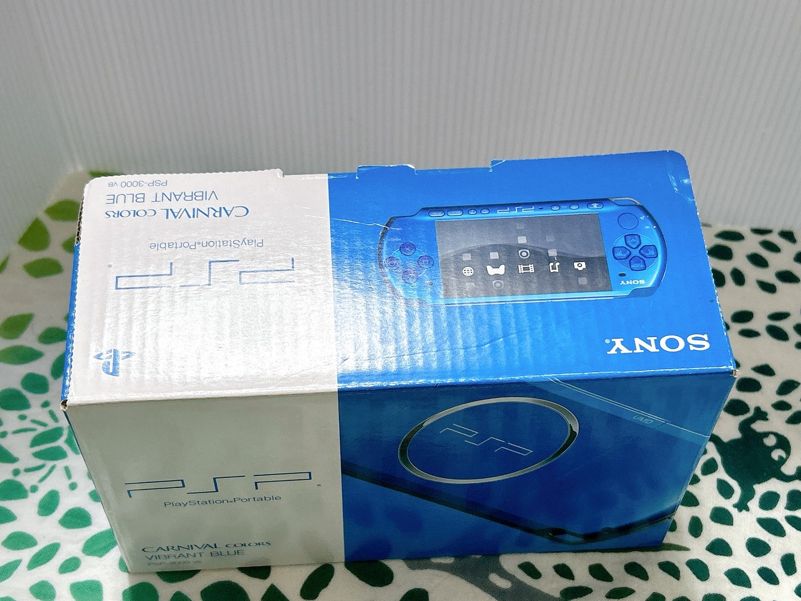 Sony PSP 3000 Console only Vibrant Blue Play Station Portable Japan JP Game Work