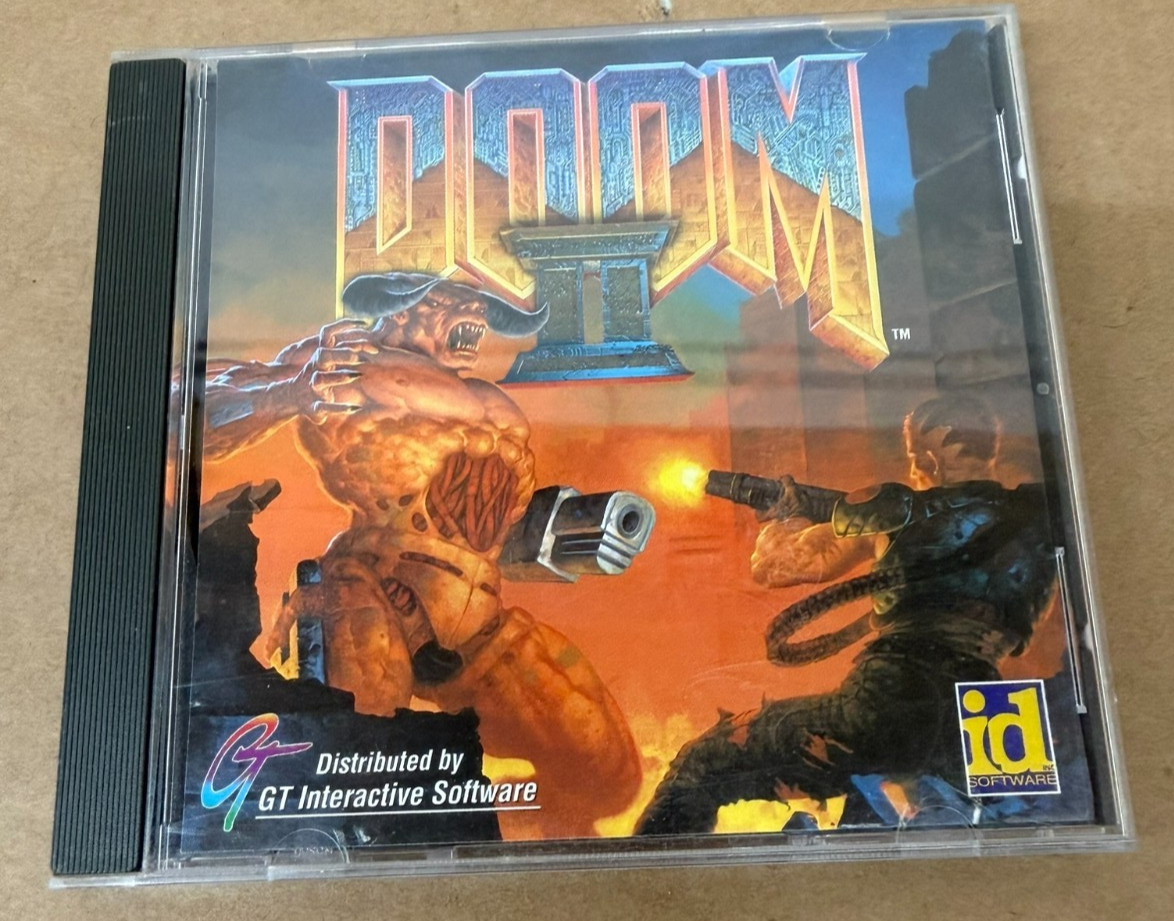 Doom II (PC, 1994) CD-ROM Windows 95 Vintage Computer Game