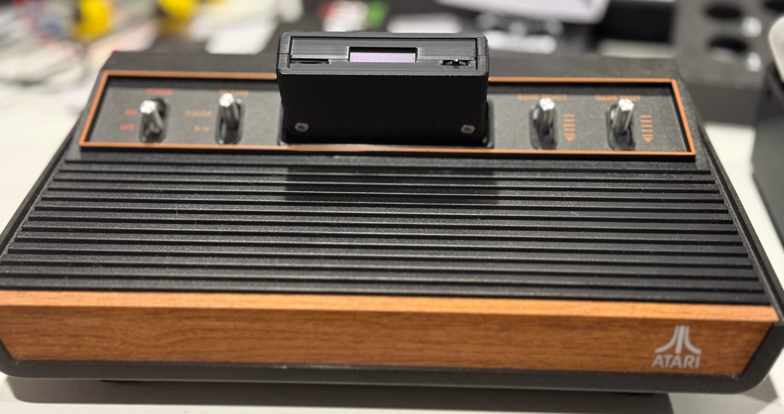 Unocart+ for Atari 2600+ 2600 Games Only Multi-Cart SD Cart Black Yellow