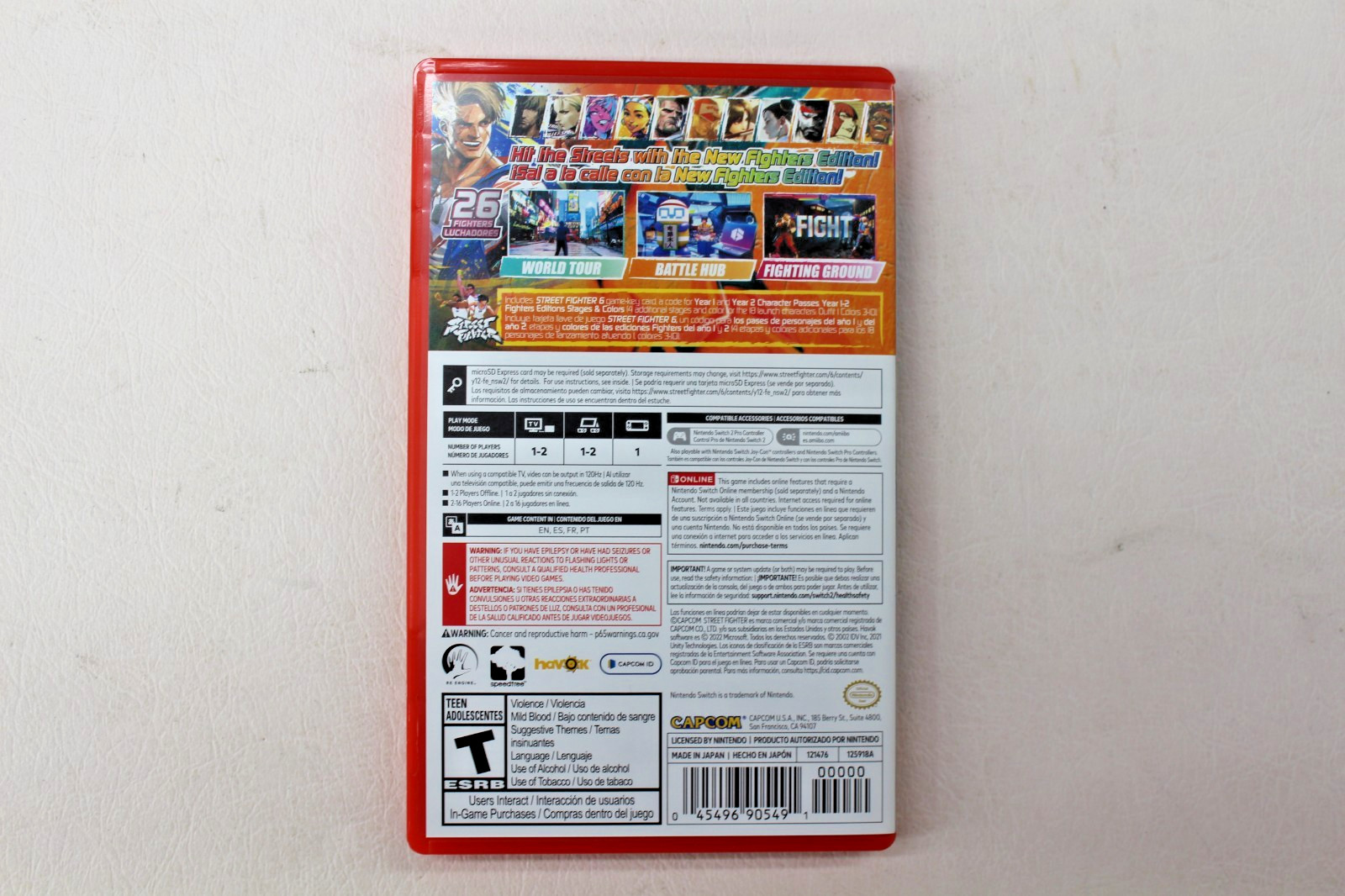 Street Fighter 6: Years 1-2 Fighters Edition (Nintendo Switch 2 Game, 2025)