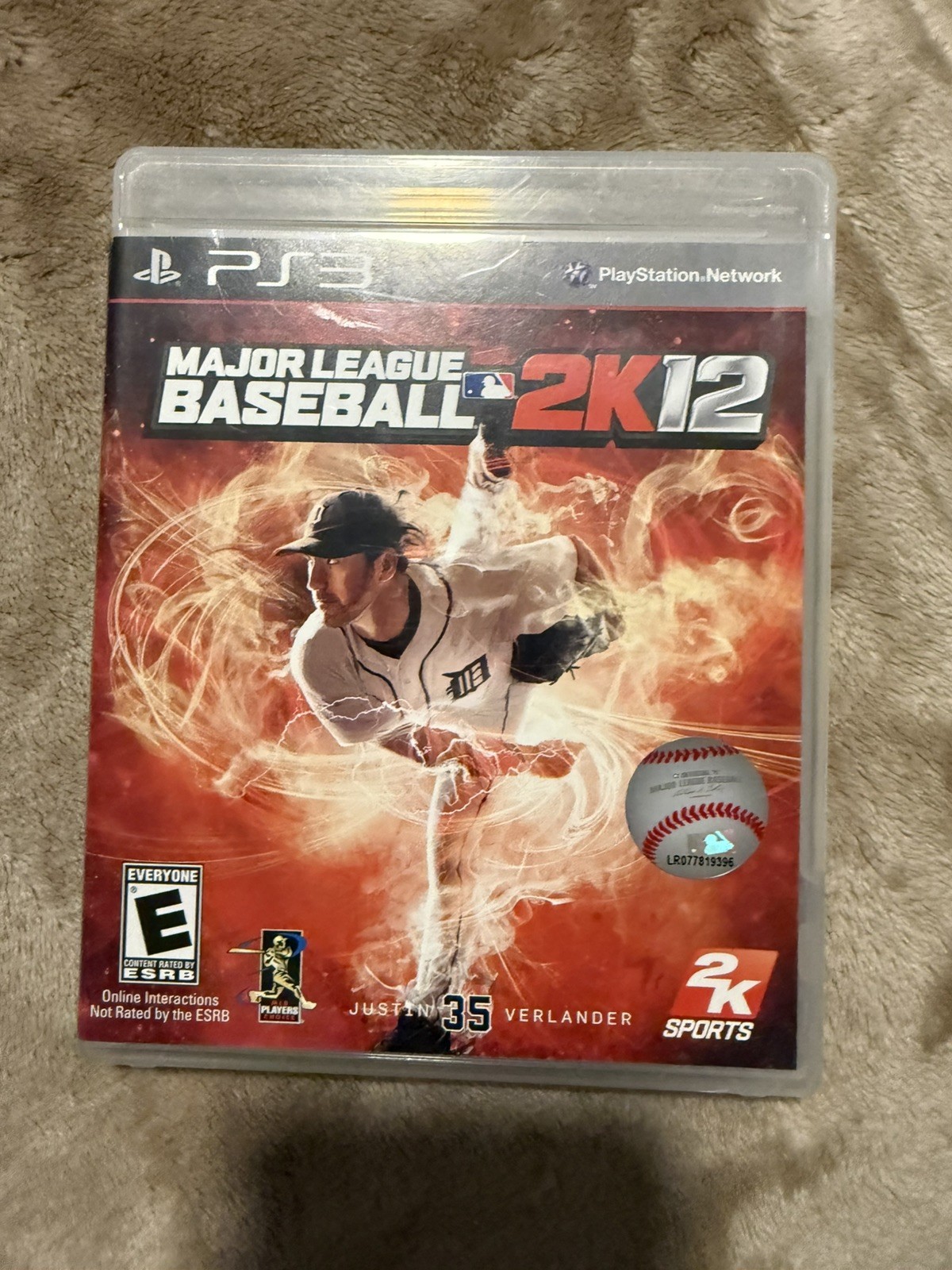 Mlb 2k12 PS3 Playstation 3- Game & Case