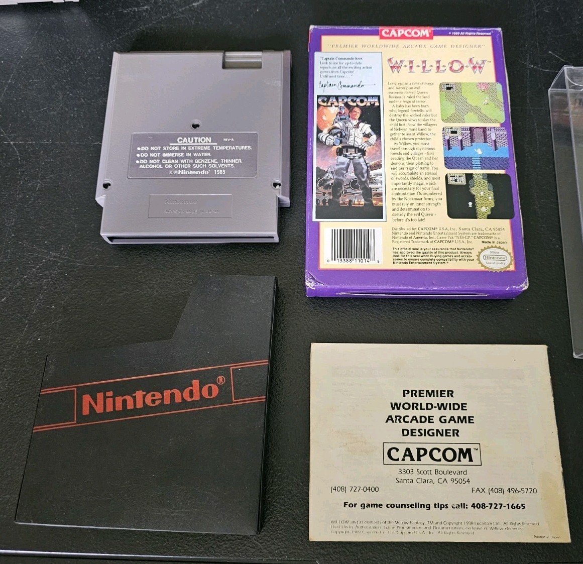Nintendo Nes “Willow” CAPCOM game pak – NES Nintendo – CIB