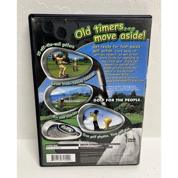 Hot Shots Golf 3 Playstation PS2 Black Label Complete Clean CIB Manual