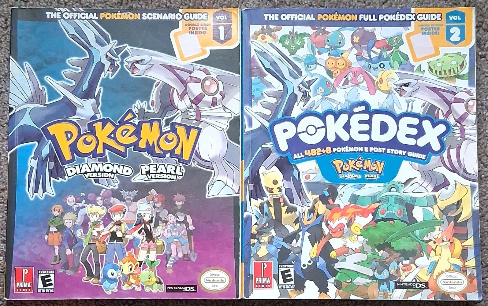 6 Prima Pokémon Pearl Diamond Platinum Black&White Heart Gold Soul Silver ’07-10