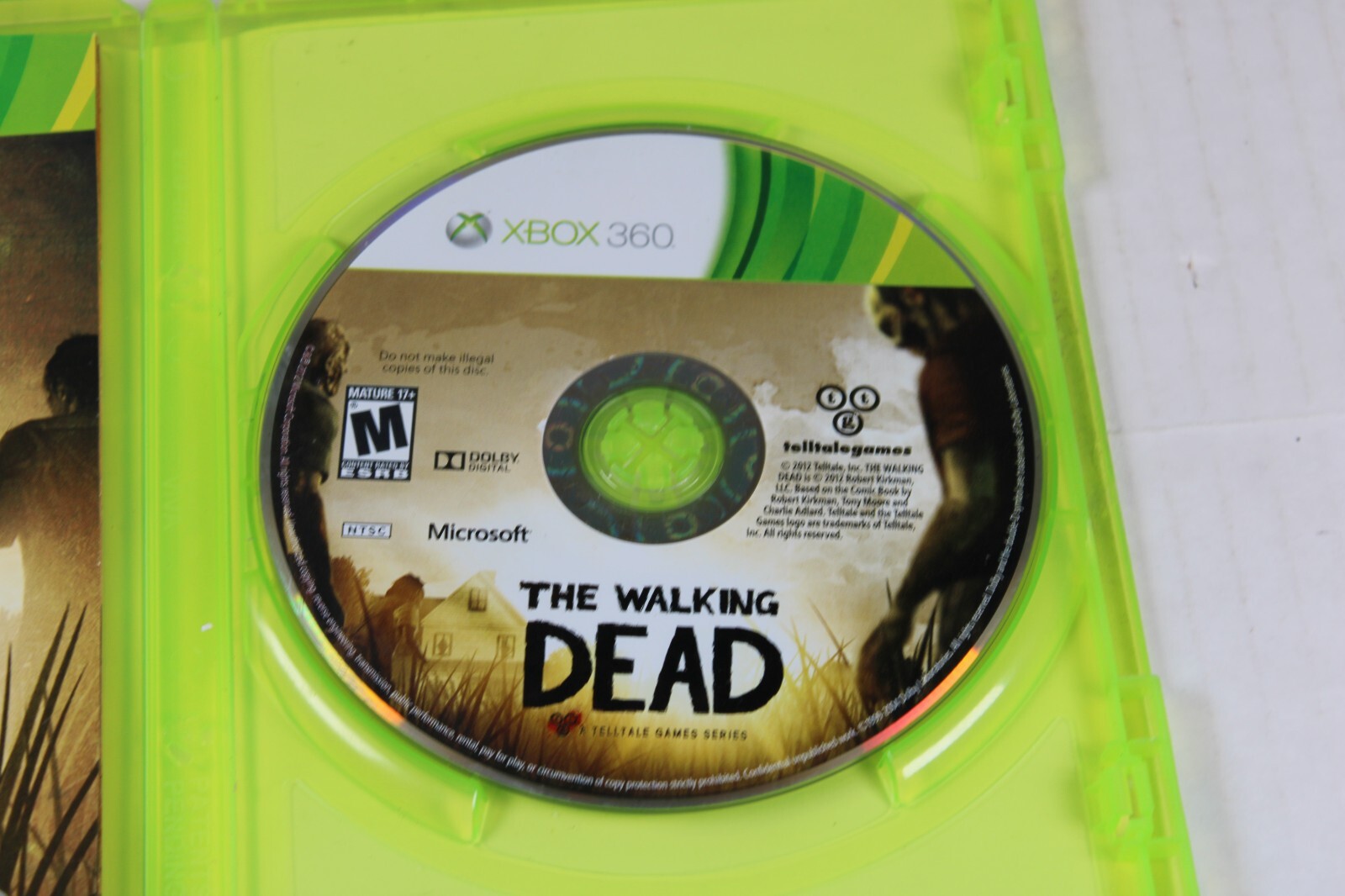 The Walking Dead: A Telltale Games Series (Microsoft Xbox 360, 2012) Complete