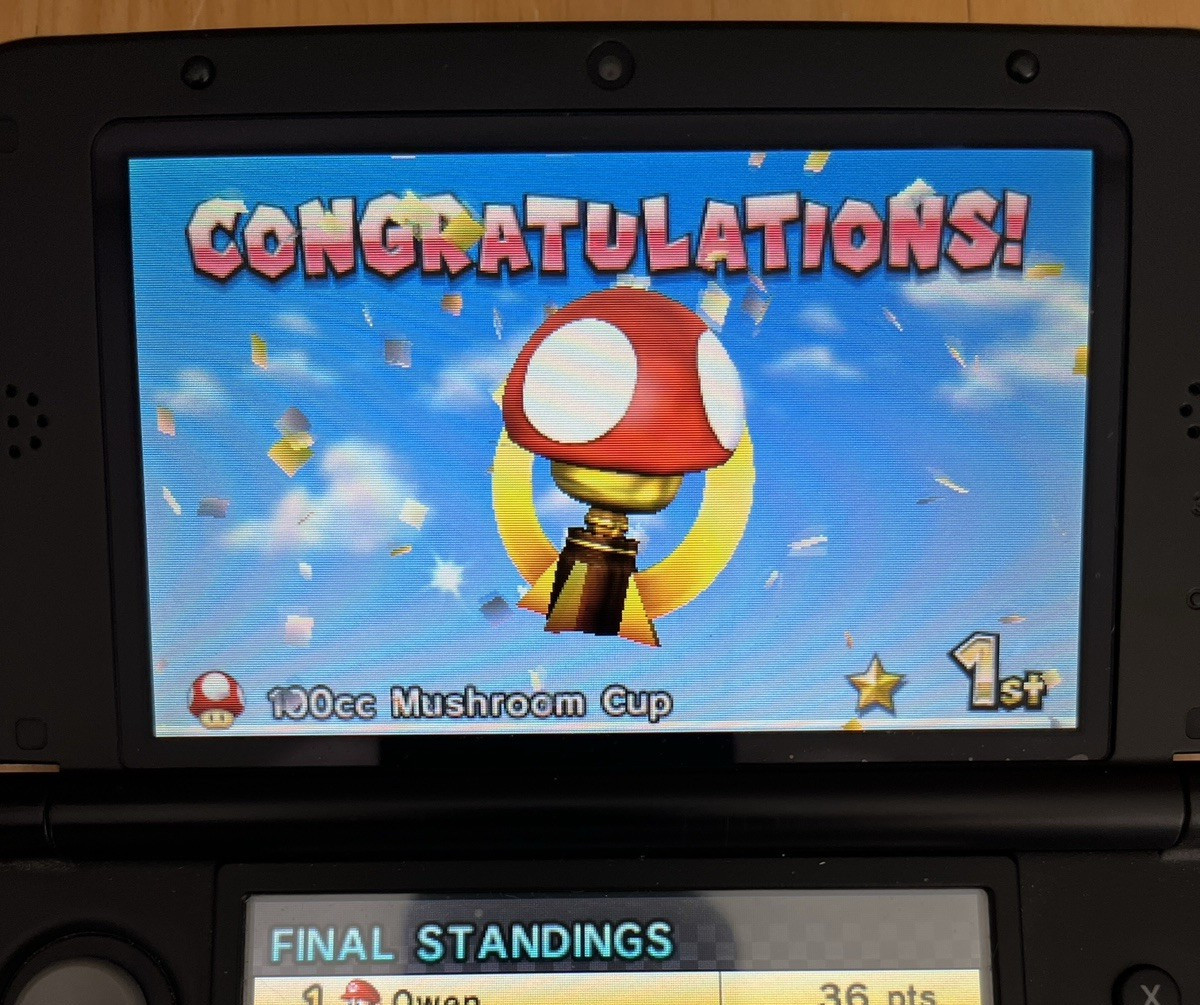 Mario Kart 7 Nintendo 3DS 2011 Game Cartridge Only! Cleaned Tested & Working!
