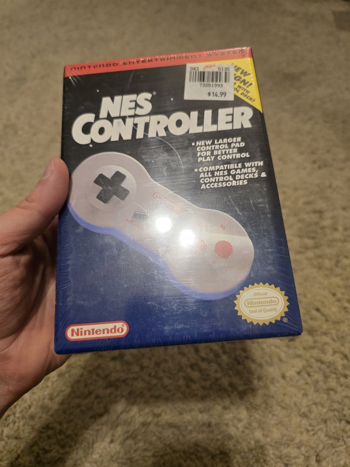 SEALED Nintendo NES Dogbone Controller OEM Sealed New NES-039 Japan Authentic