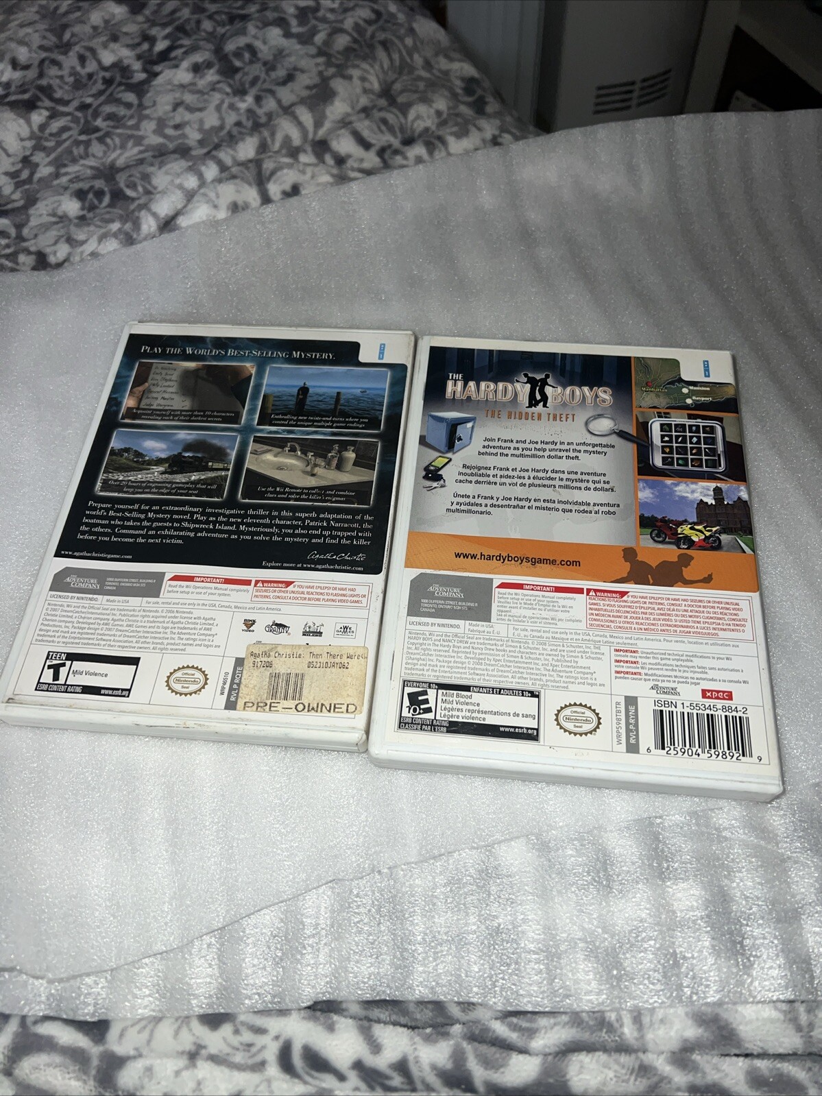 Agatha Christie: And Then There Were None & The Hardy Boys The Hidden Theft Wii