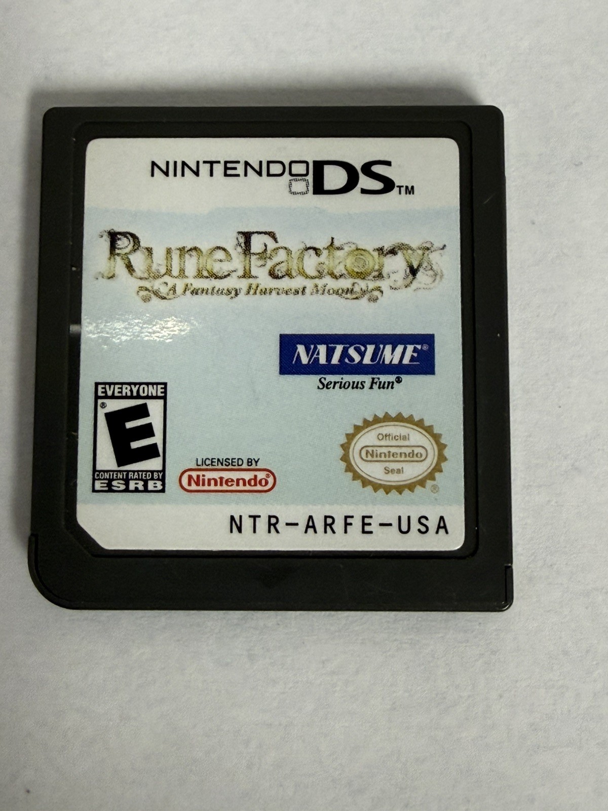 Rune Factory: A Fantasy Harvest Moon (Nintendo DS, 2007) Cartridge Only USA