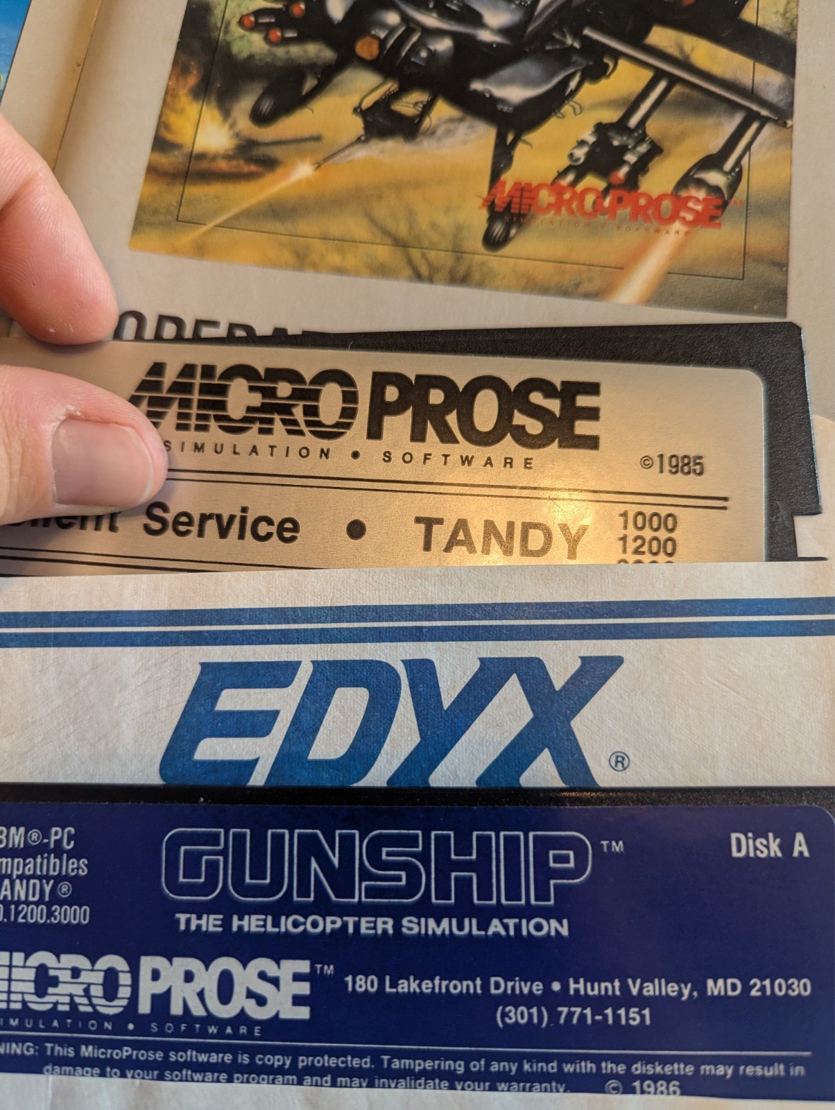 Micro Prose Games Lot Silent Service (Box) And Gunship + More – See Video