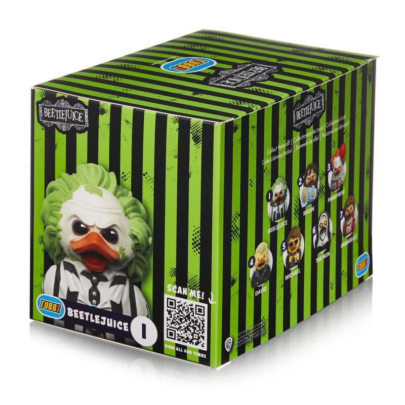 TUBBZ Boxed MOVIE Beetlejuice Collectible Duck Vinyl Figure Official