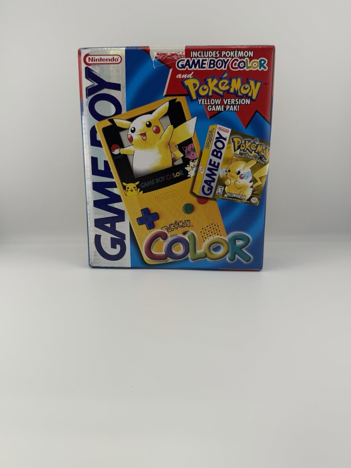 Nintendo Game Boy Color Pokemon Yellow Pikachu Special Edition Authentic Tested
