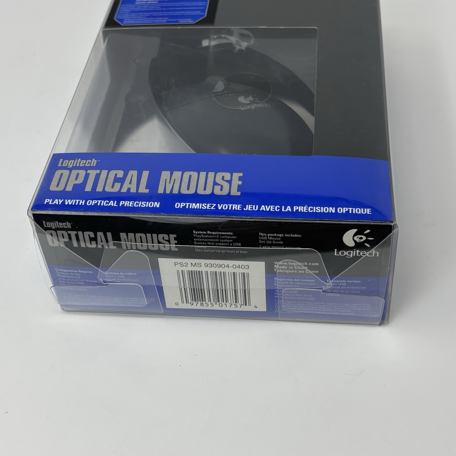 Logitech Optical Mouse for Playstation 2 (PS2). Brand New. Ultra Rare!