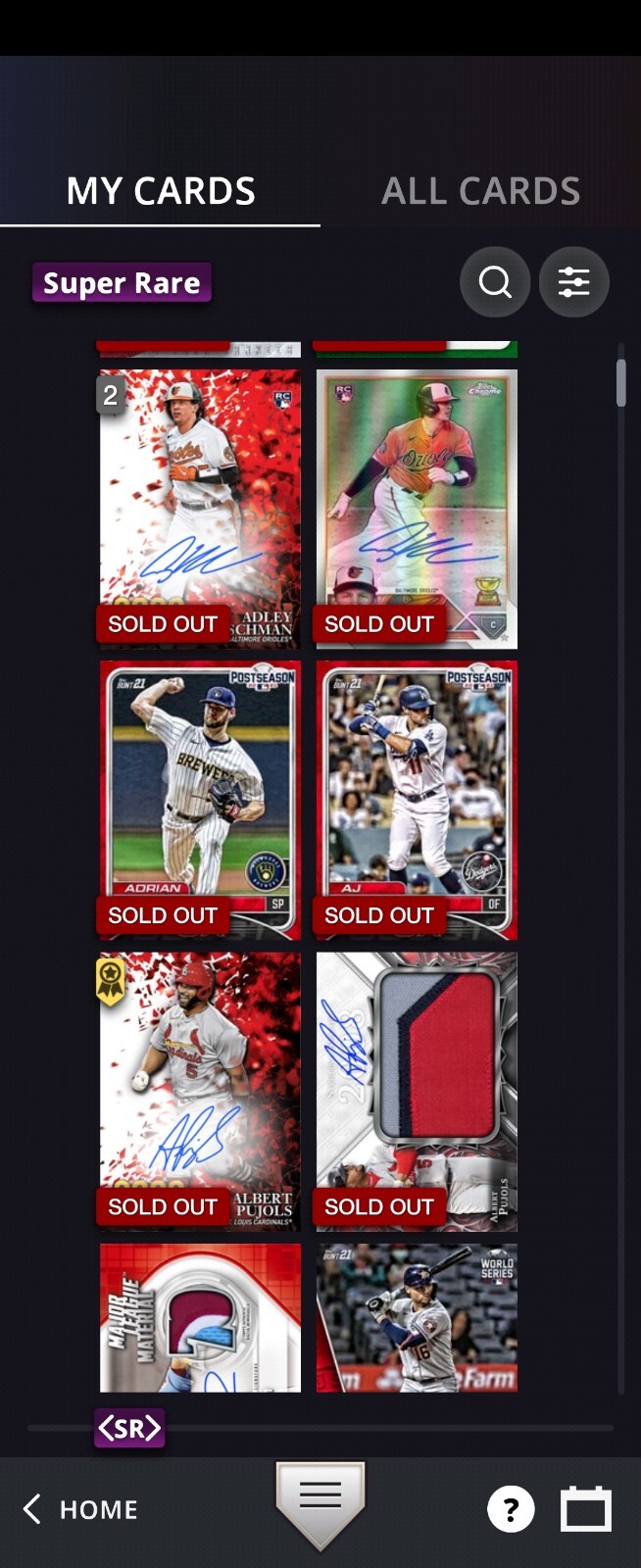 Topps Bunt **DIGITAL** Account