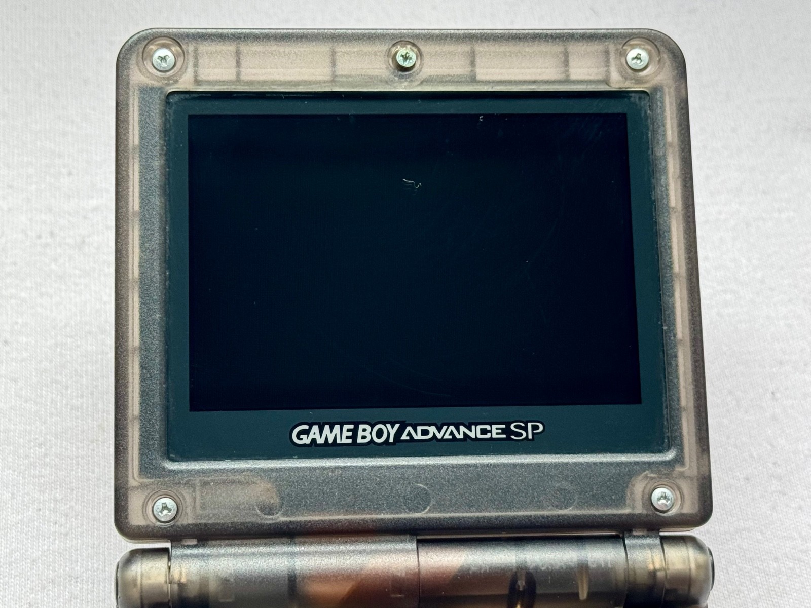 Nintendo Gameboy Advance SP AGS101 Onyx Black Handheld w/ USB Cable & Battery