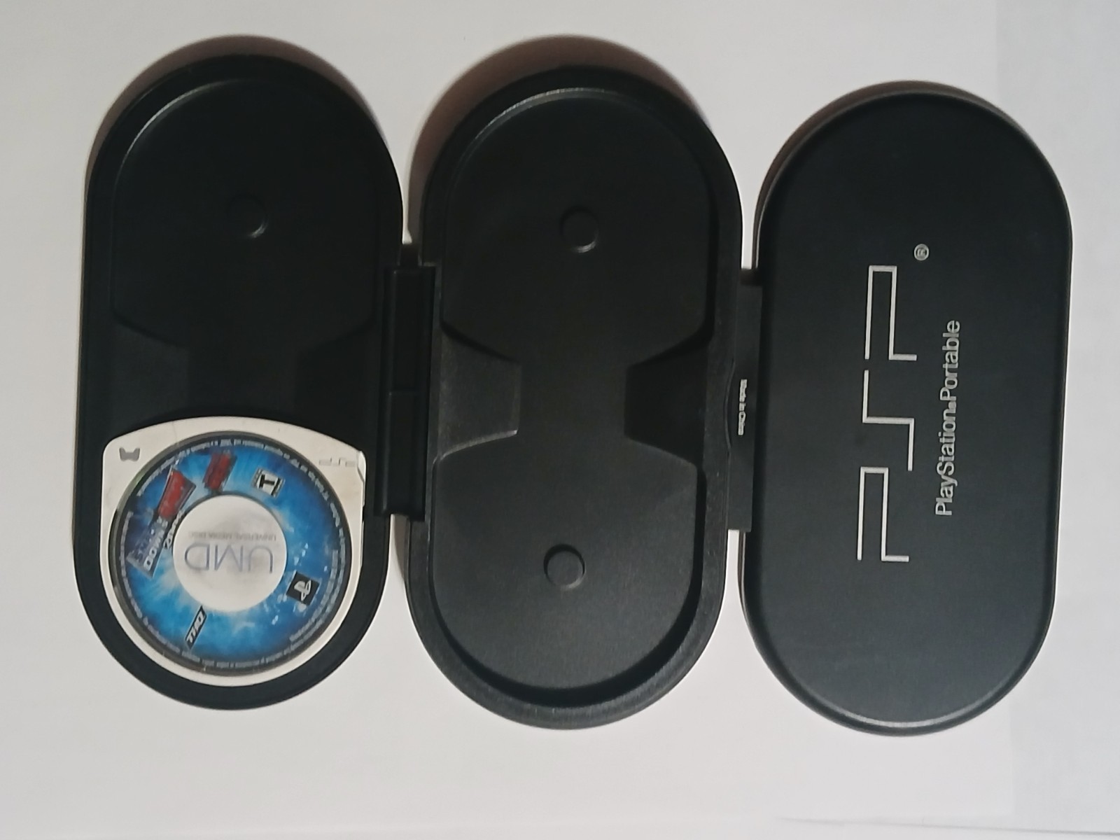 Sony PSP UMD Game Case Holder – Black Hard Rigid Plastic Carry/Storage