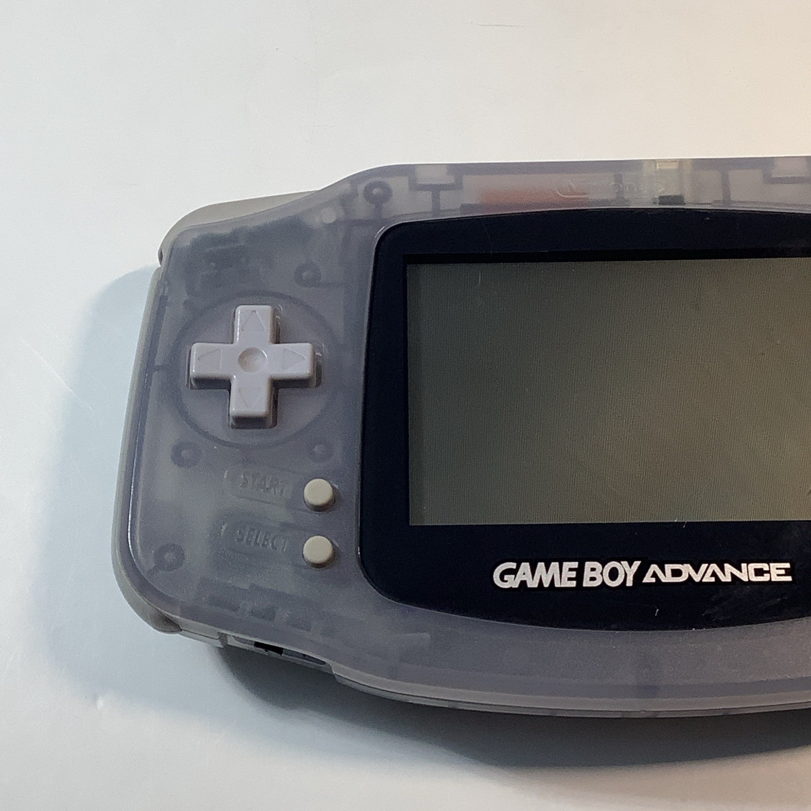 Nintendo Game Boy Advance GBA Glacier Handheld System Console AGB-001 – Tested