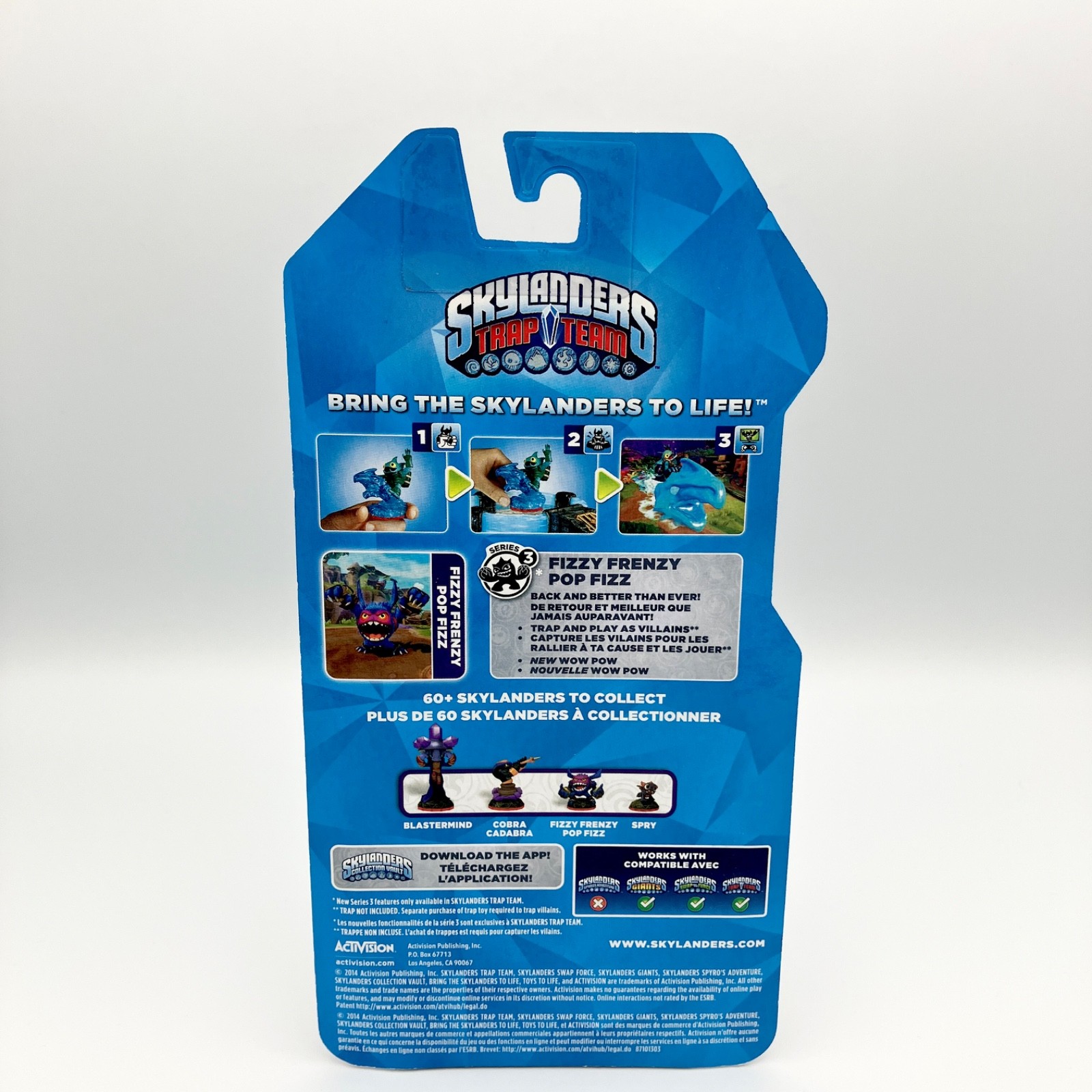 Skylanders Trap Team Fizzy Frenzy Pop Fizz Series 3 Figure NEW SEALED