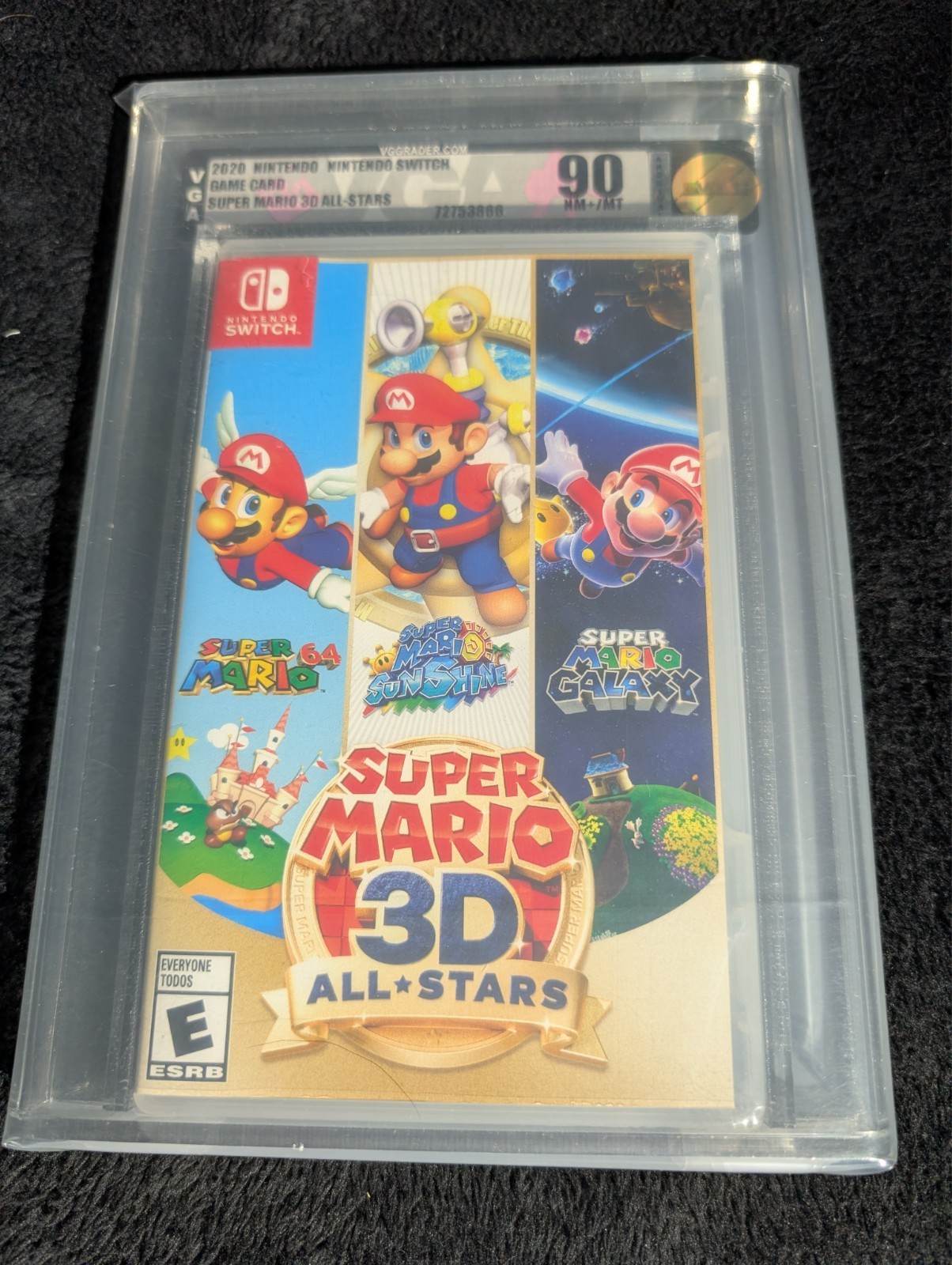 Super Mario 3D All-Stars Nintendo Switch Graded NM+ / Mint First Print (4 Games)