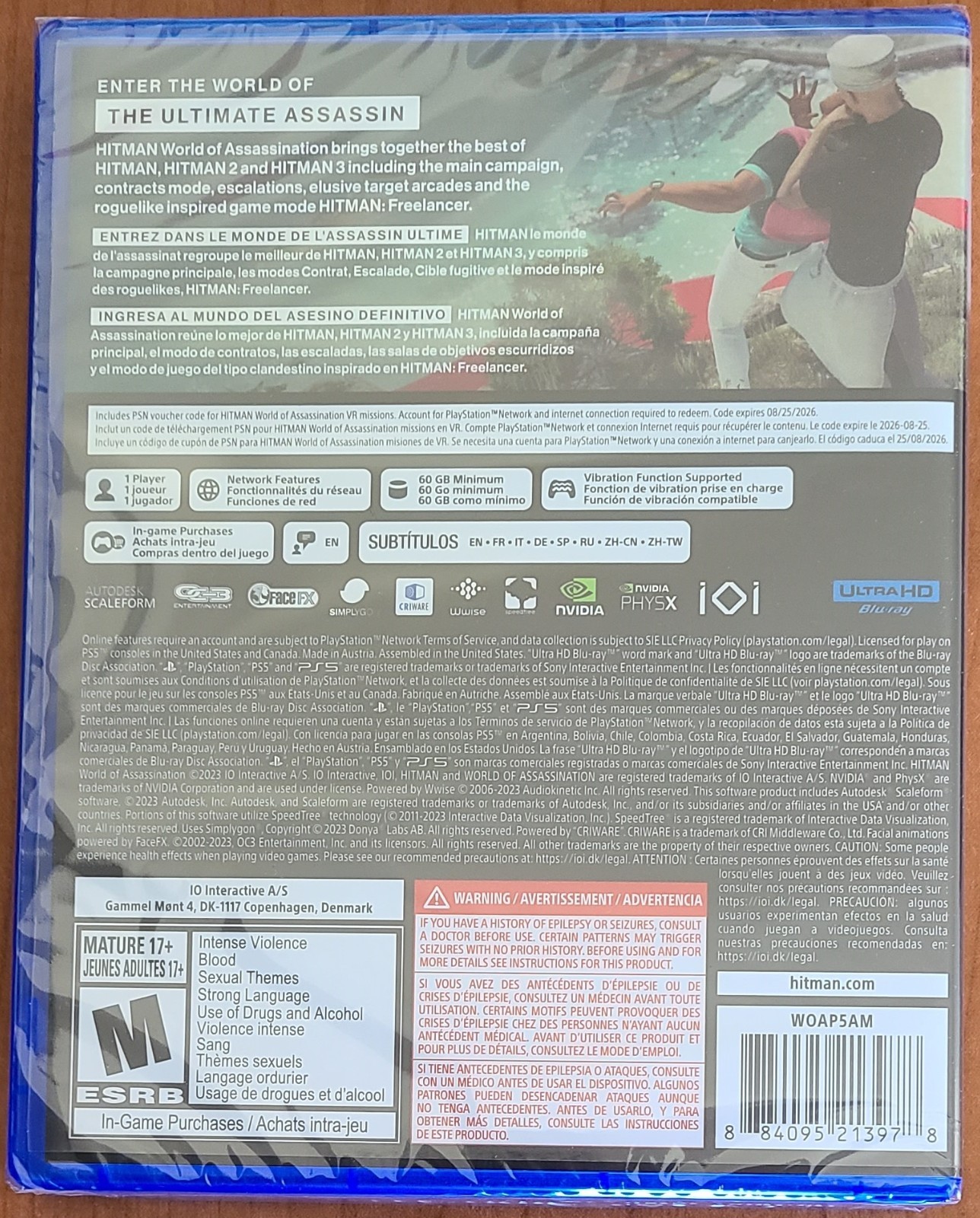 Hitman: World of Assassination – PlayStation 5 (PS5 – NEW)