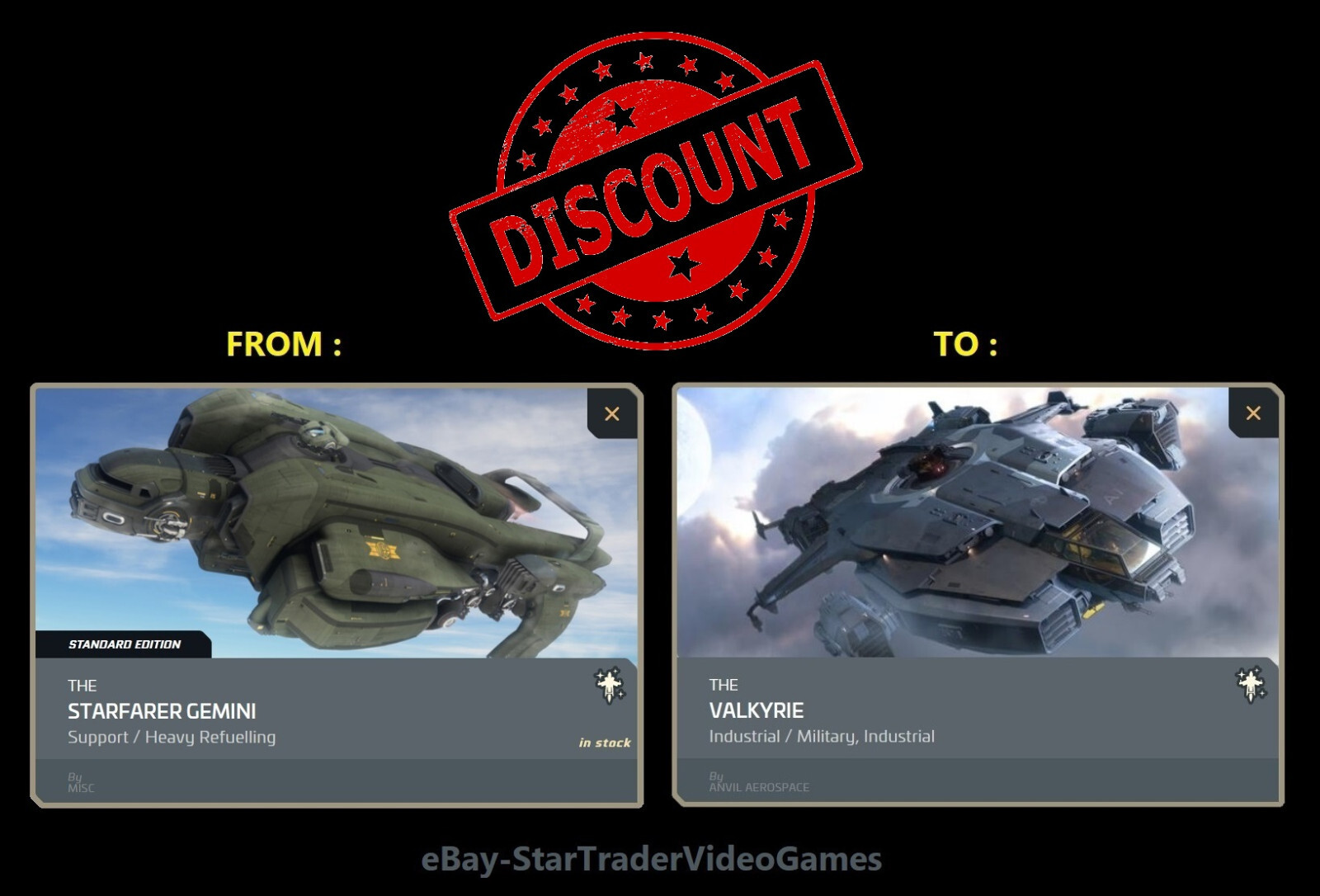 STAR CITIZEN – SHIP UPGRADE STARFARER GEMINI TO VALKYRIE