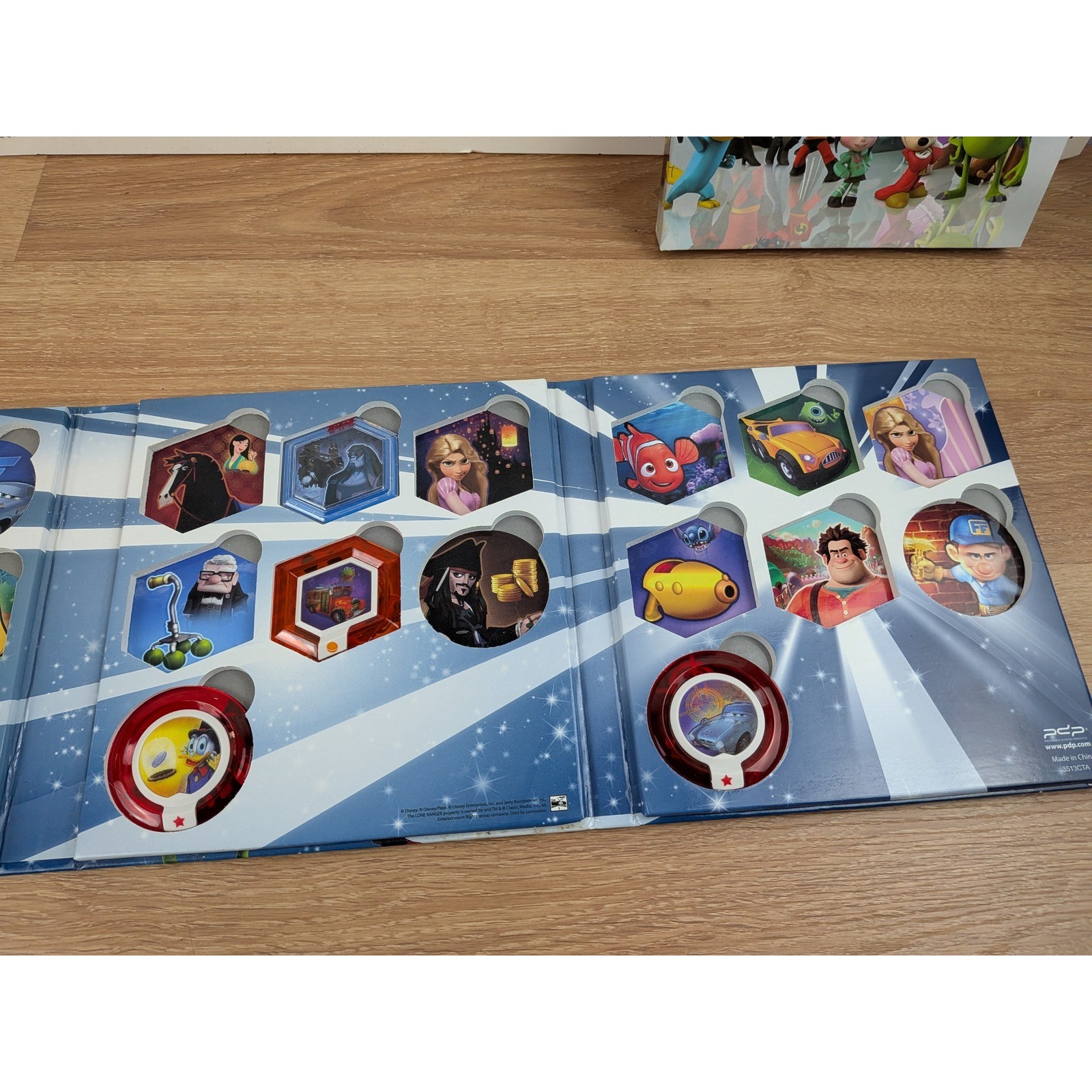 Disney Infinity Power Disc Albums Incomplete & GameStop Game Guide Bundle