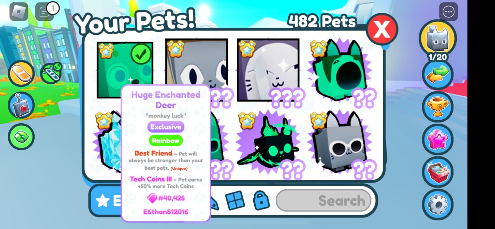CHEAPEST! Roblox PSX Pet Simulator X Huge Enchanted Deer ✨ 100% NEVER DUPED✨