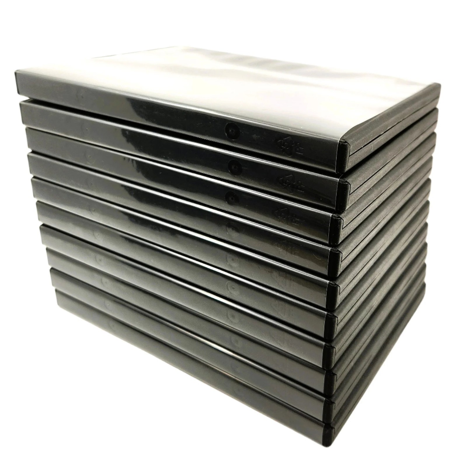 PS2 PlayStation 2 Replacement Game Disc Case w/ Memory Card Holder 10-Pack Empty