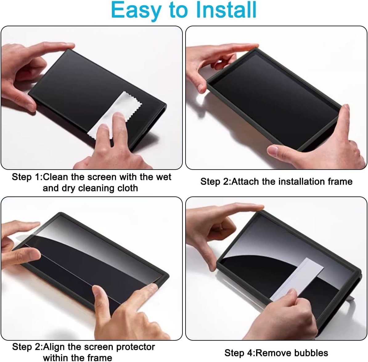 Ultra-Clear 3 Pack Screen Protector for Switch 2 – Easy Install, High Protection