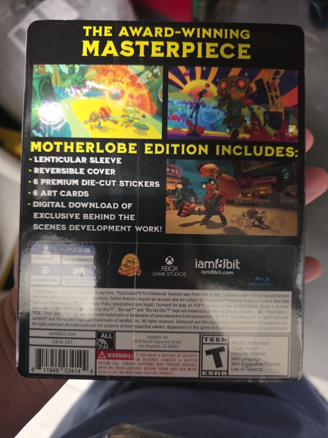 Psychonauts (PS4) iam8bit exclusive Collector’s edition- Brand new sealed- RARE